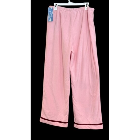Nick & Nora Women's Sock Monkey Sleepwear Pants Pink Vintage Size Large NWT - Picture 3 of 10